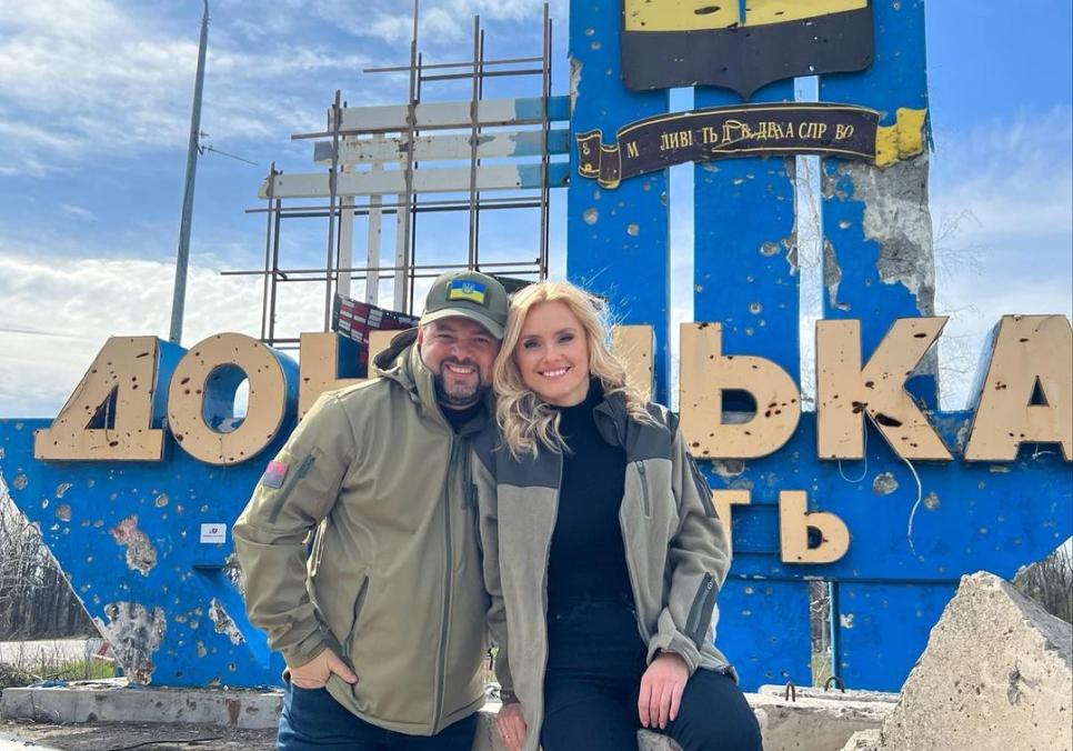 Ірина Федишин завітала до захисників на Донеччину Ірина Федишин завітала до захисників на Донеччину