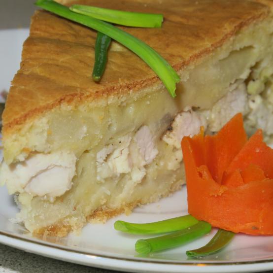 Рецепти:   Смачний домашній пиріг з курятиною «Ситний»