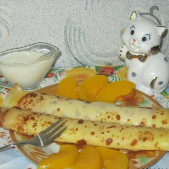 Рецепти:   Смачні ароматні ніжні млинці «Оксамитові»