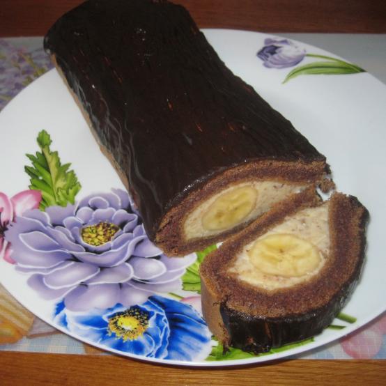 Рецепти:   Смачний  домашній  шоколадний торт з меленими горіхами