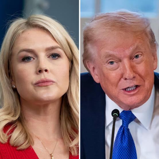 Керолайн Лівітт опинилася під прицілом різких жартів Дональда Трампа