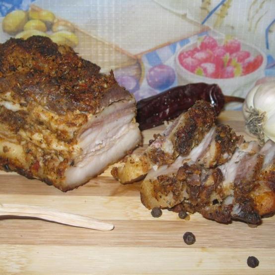 Рецепти:   Смачне ніжне ароматне запечене сало