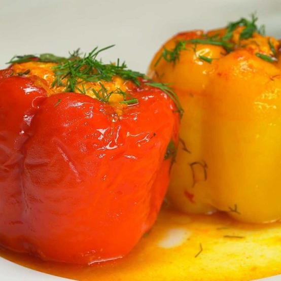 Рецепти:   Смачний ароматний фарширований болгарський перець