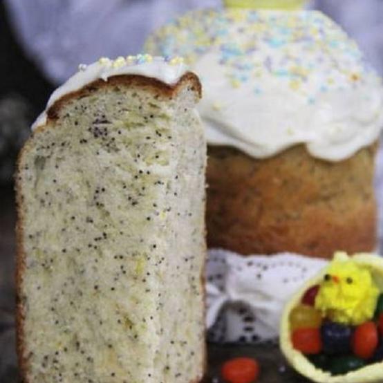 Рецепти:   Смачна ніжна  паска  «Макова»