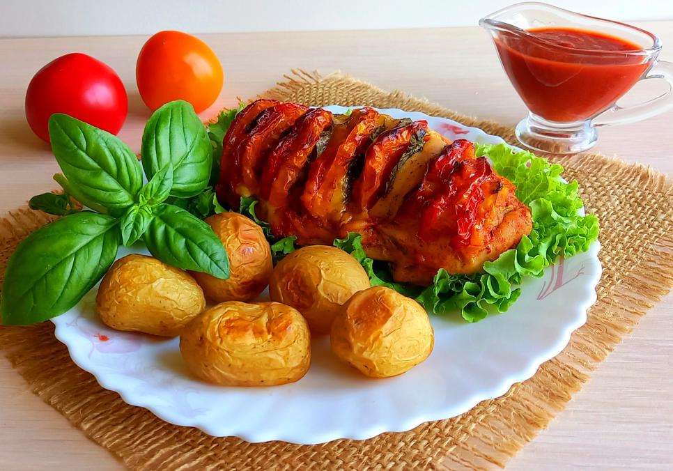Рецепти:  Смачне ароматне куряче філе по-італійськи