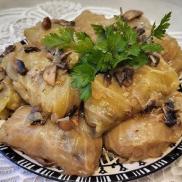 Рецепти:   Смачні апетитні домашні голубці з грибами