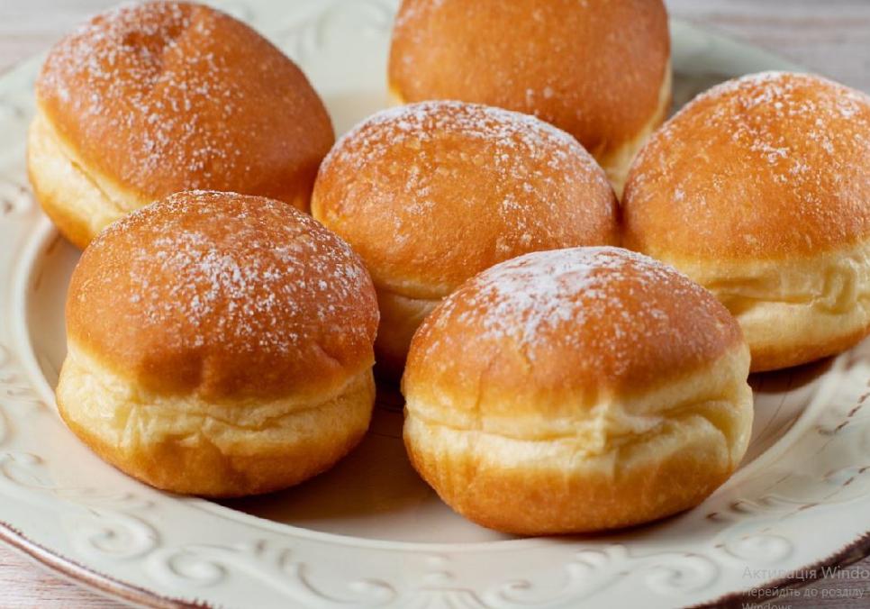 Рецепти:  Смачні  домашні  святкові пампушки
