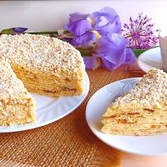 Рецепти:   Смачний домашній «Наполеон» із лаваша