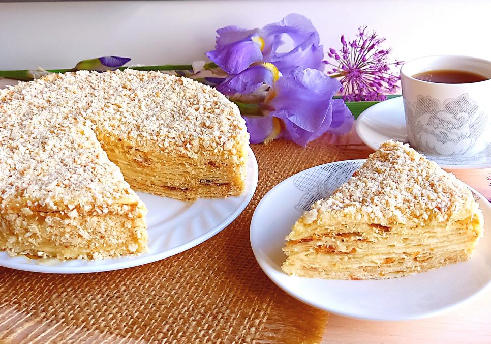 Рецепти:   Смачний домашній «Наполеон» із лаваша