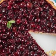 Рецепти:   Смачний ароматний вишневий тарт