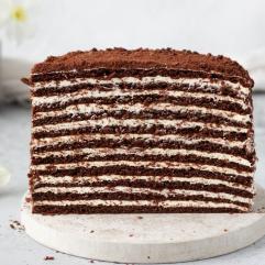 Рецепти:   Смачний ніжний домашній торт «Спартак»