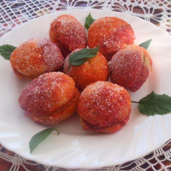 Вишукані смачні тістечка «Персики»