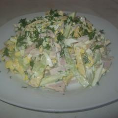 Рецепти:   Смачний домашній ситний салат  «Панський»