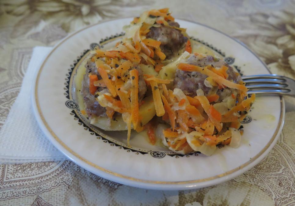 Рецепти:   Смачна ароматна фарширована картопля