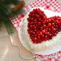 Рецепти:  Смачний святковий салат «Для коханих»