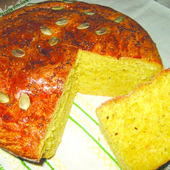 Ароматний смачний домашній гарбузовий хліб