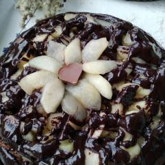 Рецепти:  Смачний домашній  тортик  «Шоколадно-яблучний»