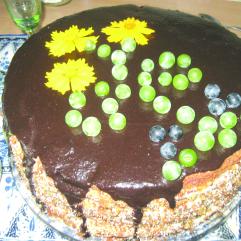 Рецепти:   Смачний домашній святковий торт