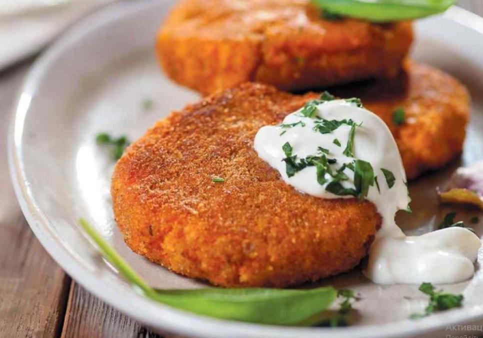 Рецепти:   Смачні поживні ніжні морквяні котлети