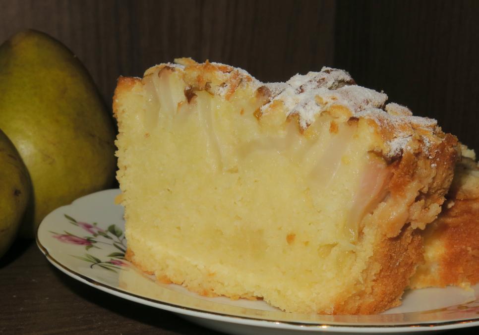 Рецепти: Смачний ніжний сирний кекс із грушами Рецепти: Смачний ніжний сирний кекс із грушами