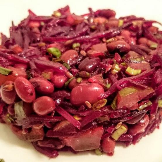 Рецепти салатів: Смачний овочевий салат "Панський"