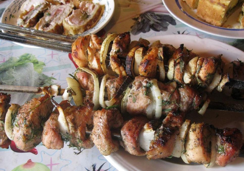 Рецепти:   Смачний ароматний шашлик зі свинини