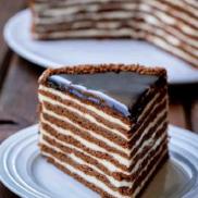 Рецепти:    Смачний домашній ніжний торт  “Спартак”