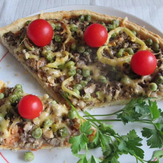 Рецепти:  Смачний домашній  апетитний овочевий тарт