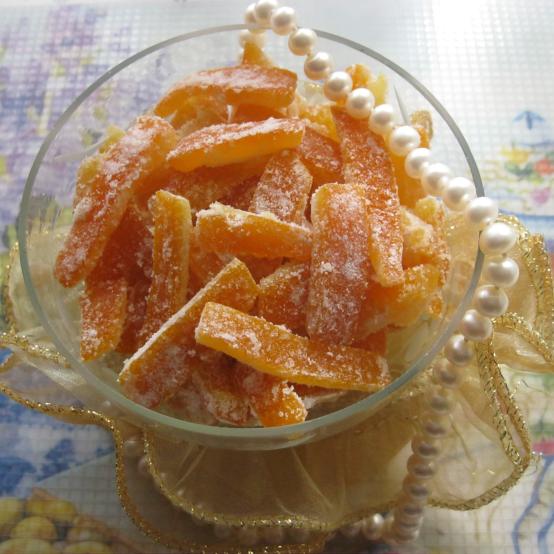 Рецепти:  Смачні домашні ароматні цукати «Апельсинові»