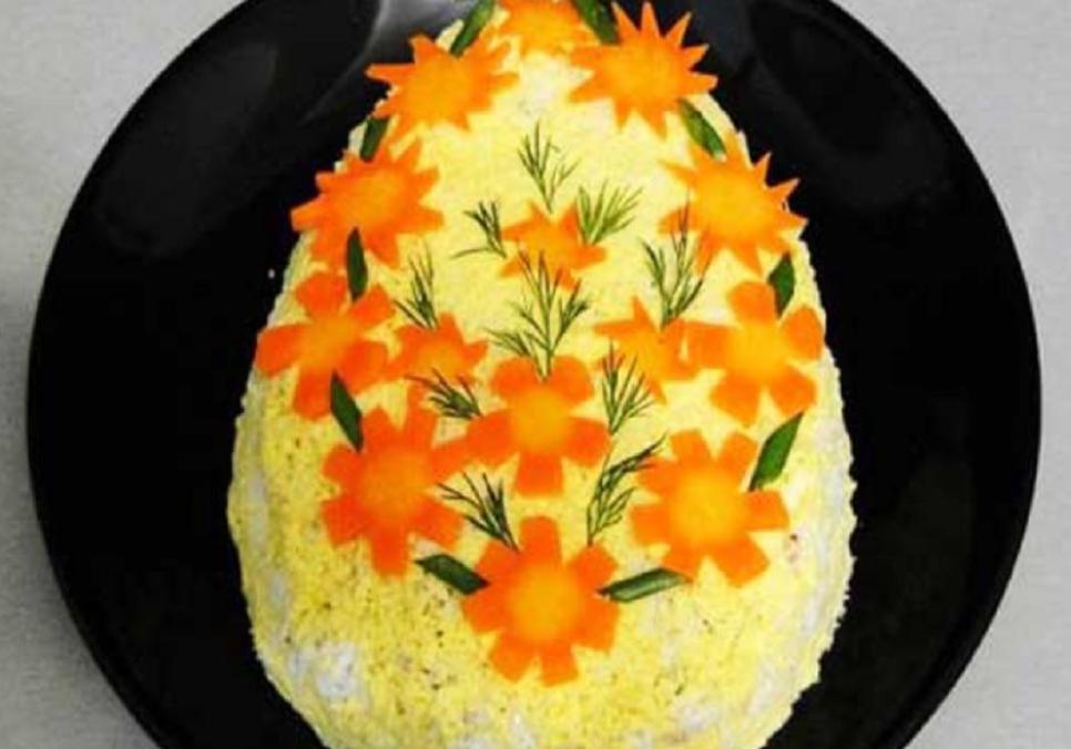 Рецепти: Салат «Великоднє яйце»
