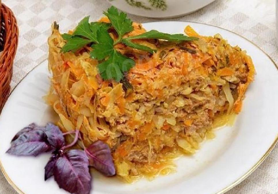 Рецепти:  Смачні домашні ліниві голубці