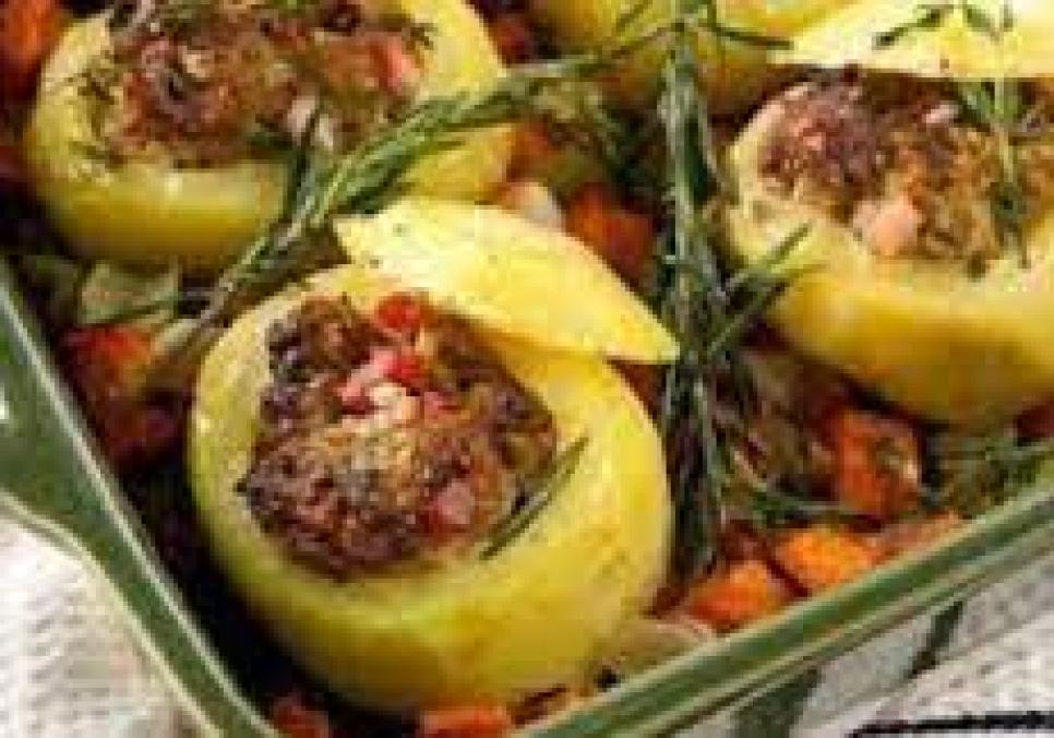 Рецепти: Смачна ароматна картопля, фаширована м"ясом Рецепти: Смачна ароматна картопля, фаширована м"ясом