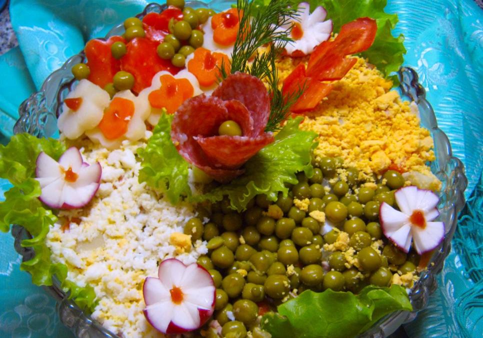 Святковий рецепт салатика   “Тет-а-тет”