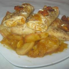 Рецепти:   Смачні домашні налисники з печеним гарбузом