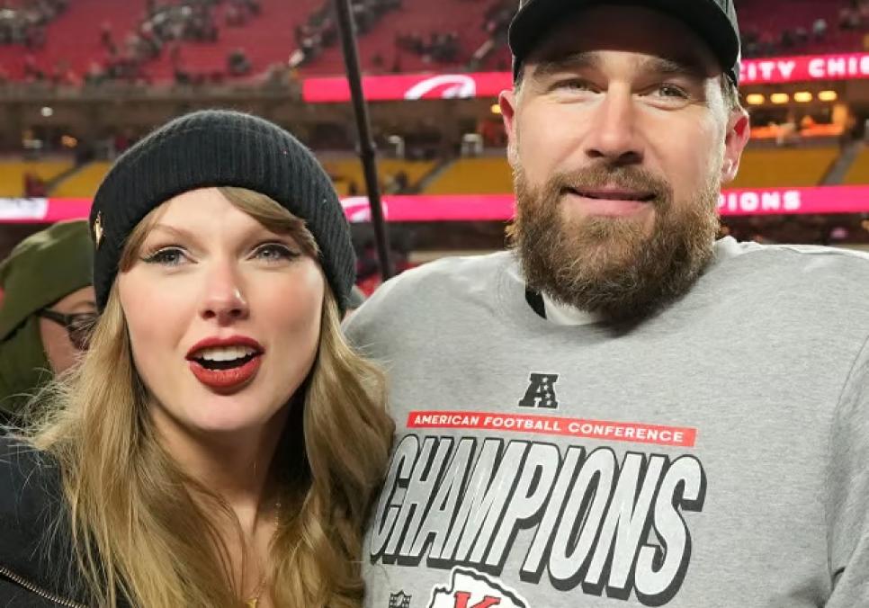 Тейлор Свіфт і Тревіс Келсі не приховують кохання на фіналі Кубка Стенлі