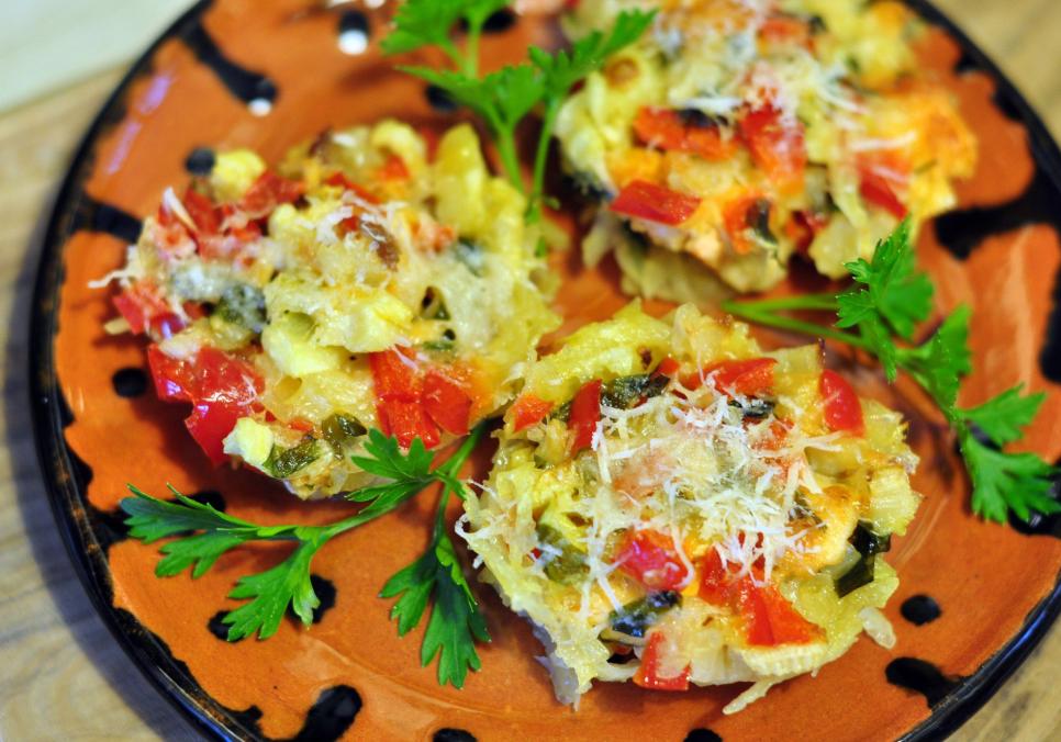 Рецепти:  Смачні апетитні картопляні тарталетки з овочами