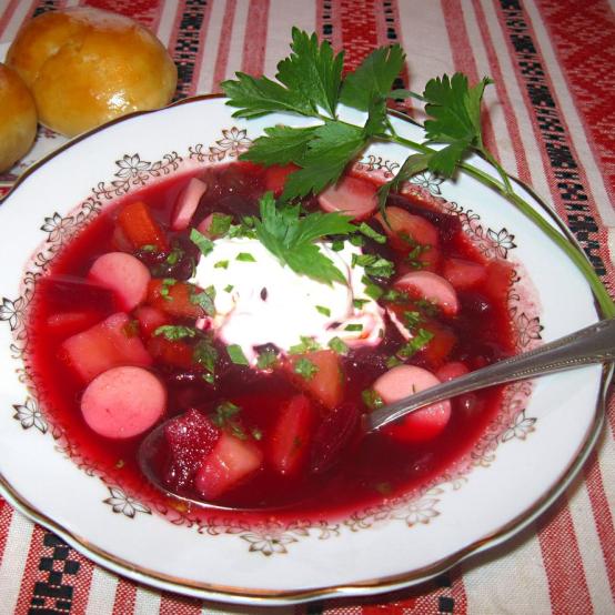 Рецепти:   Смачний домашній борщ по-львівському