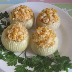 Рецепти:  Смачні цікаві фаршировані цибулеві горщики