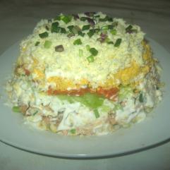 Рецепти:   Смачний корисний домашній салат із лососем