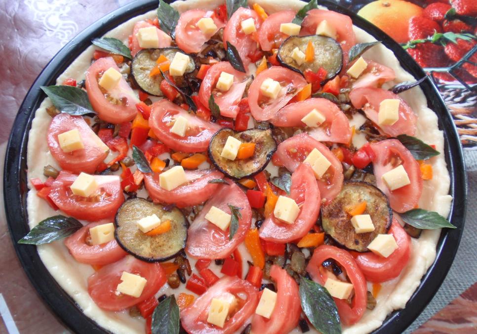 Оригінальний рецепт піци з баклажанами