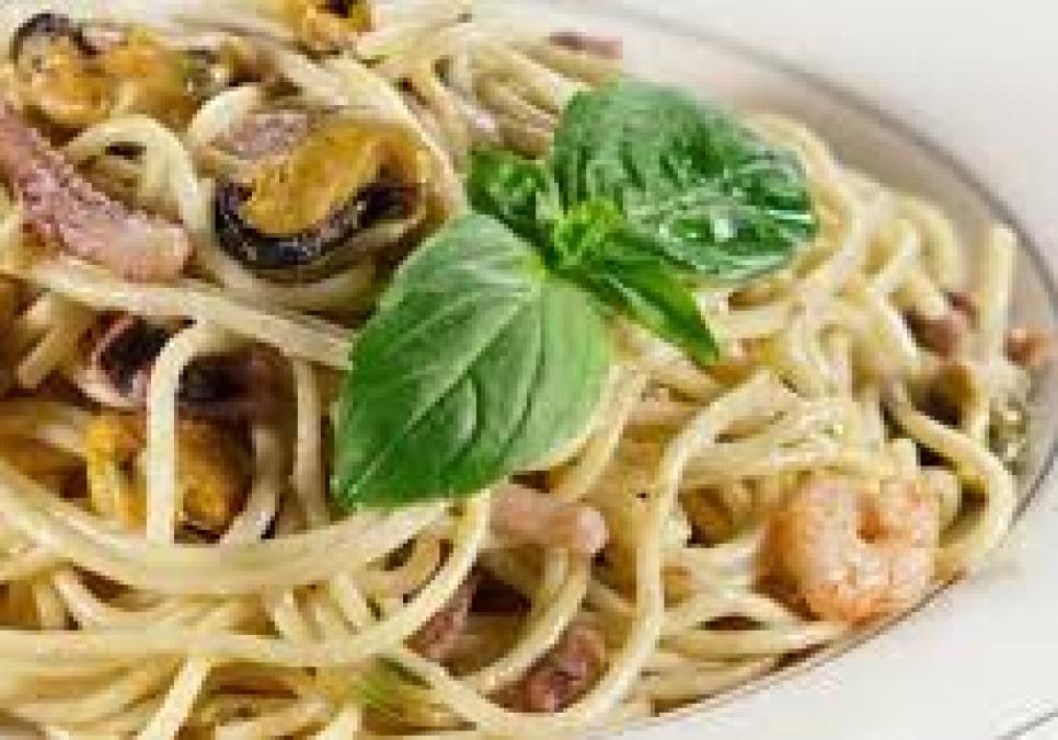 Рецепти: Смачна ароматна паста з морепродуктами Рецепти: Смачна ароматна паста з морепродуктами