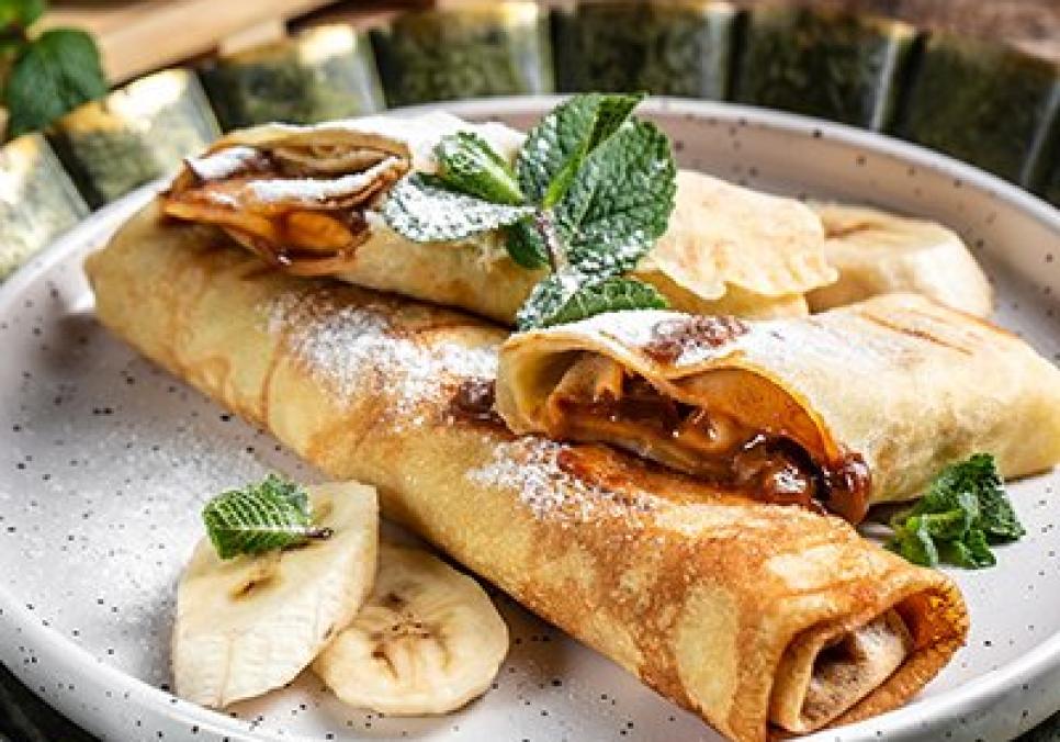 Рецепти:   Смачні домашні налисники із сиром, запечені у духовці