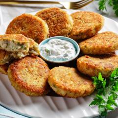 Рецепти:  Смачні апетитні картопляні котлети з грибами