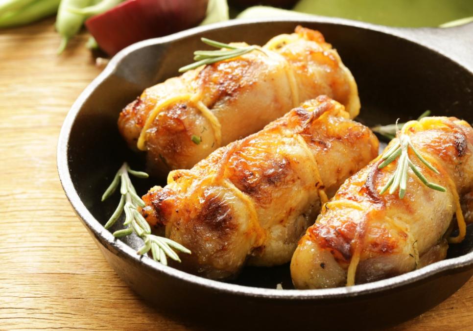 Рецепти:  Смачні ніжні апетитні крученики з грибами