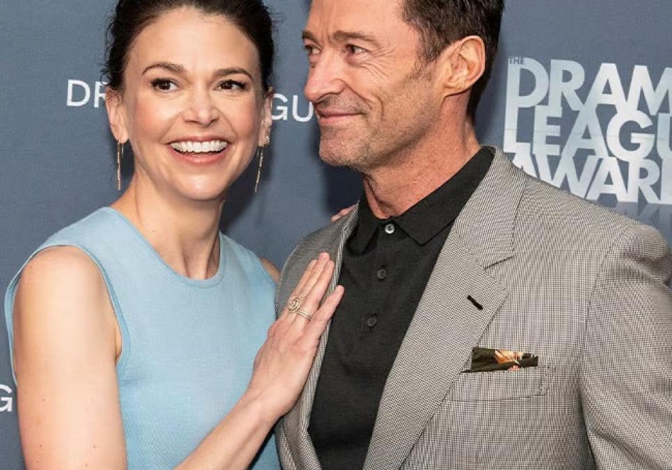 Г'ю Джекман та Саттон Фостер уперше вийшли на червону доріжку як пара