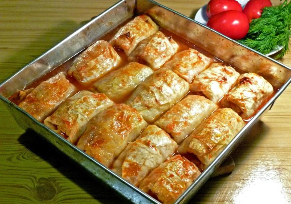 Рецепти:   Смачні домашні печені голубці