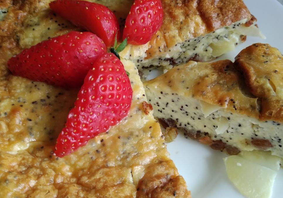 Рецепти:   Смачна корисна сирна запіканка з маком