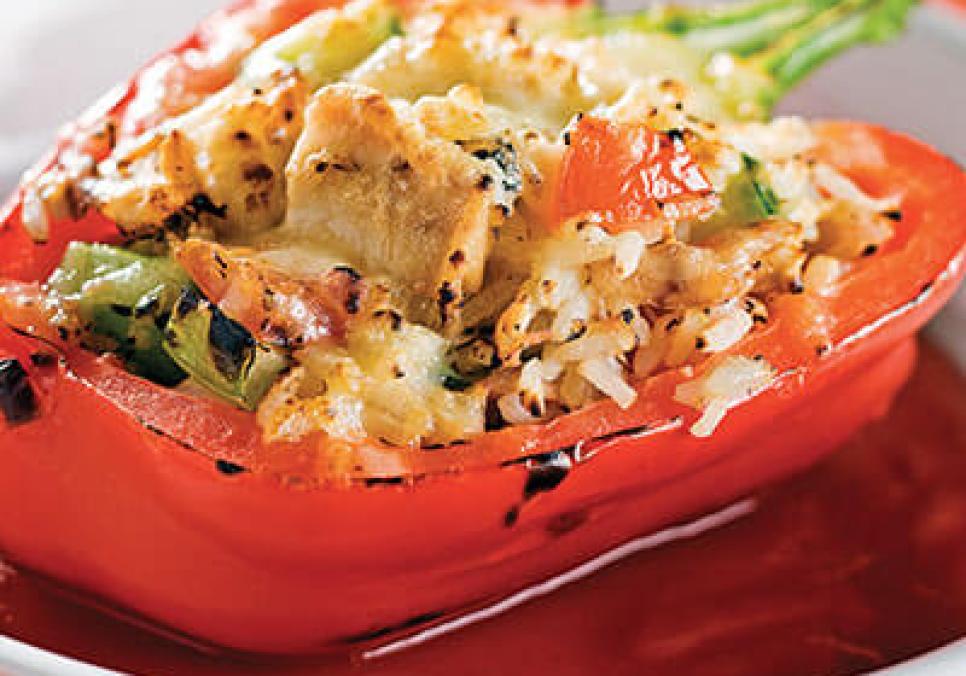 Рецепти:   Смачний апетитний фарширований перець, запечений у духовці