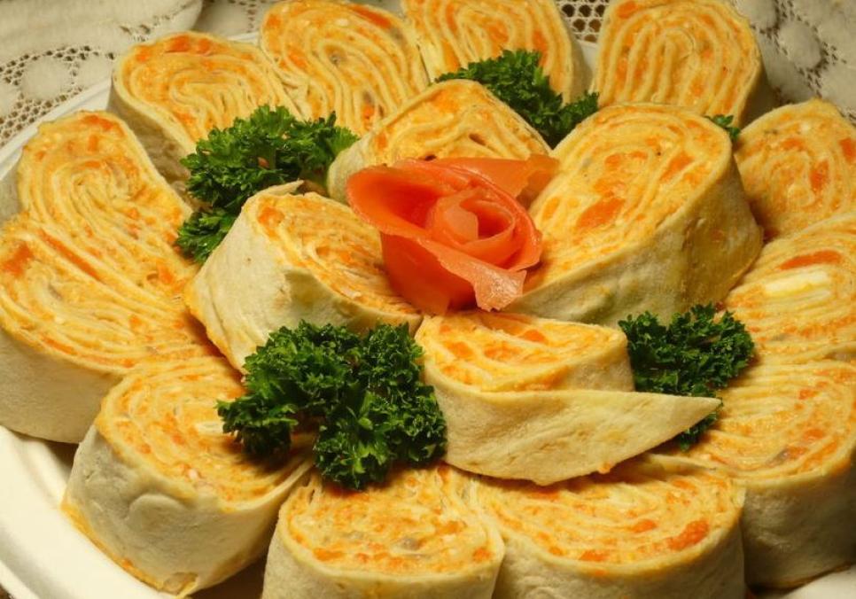 Рецепти:  Смачна закуска з оселедця в лаваші